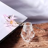 Ornalrist Crystal Floral Figurine Lily Flower Pink Collectible Home Decor view 3