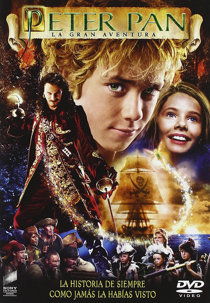 Peter Pan, La Gran Aventura [DVD]: Amazon.es: Ludivine Sagnier, Lynn  Redgrave, Jeremy Sumpter, Olivia Williams, Jason Isaacs, Richard Briers,  Varios, P.J. Hogan, Ludivine Sagnier, Lynn Redgrave: Cine y Series TV