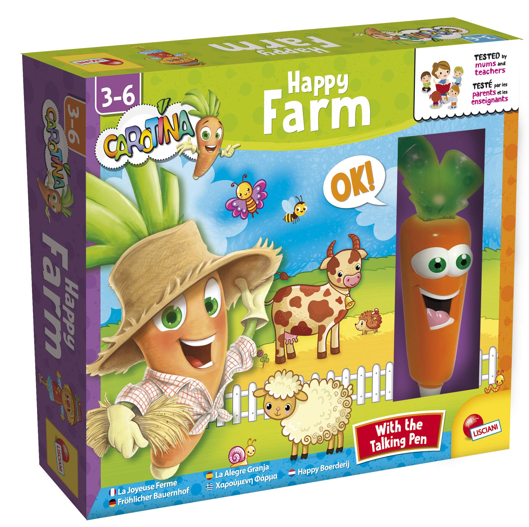 Lisciani EX79988 Carotina Happy Farm, Green