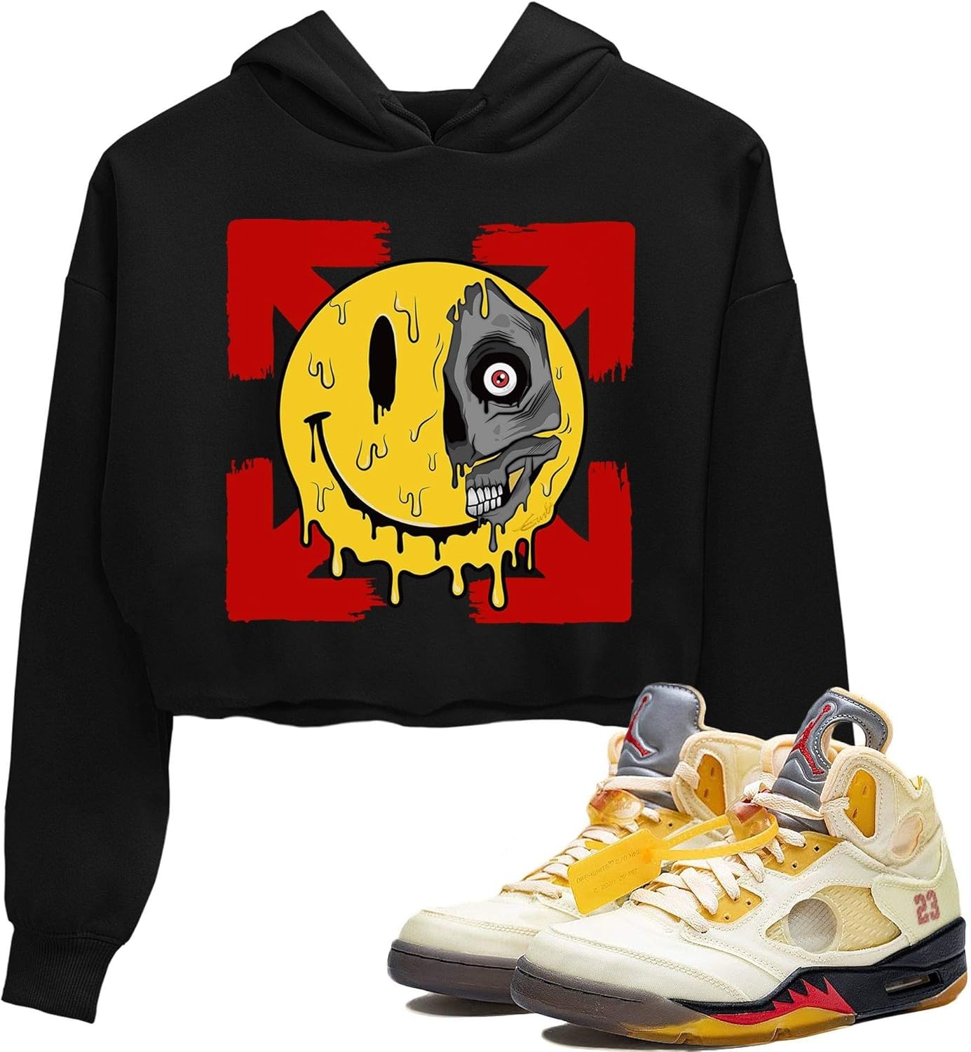 jordan crop top hoodie