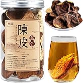 Hee Creek Dried Tangerine Peel 2.12oz/60g Matured Mandarin Peel Chen Pi Dried Citrus Peel Xinhui Tangerine Orange Peel, Sulfur Free, No Additives 新会陈皮