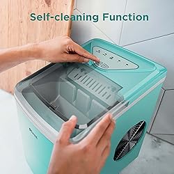 Silonn Ice Makers Countertop, 9 Cubes Ready in 6