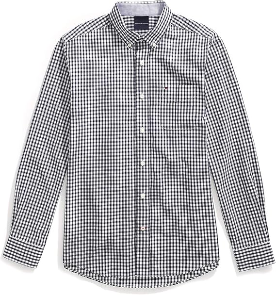 Tommy Hilfiger Men's Button Shirt Custom Fit Amazon.co.uk