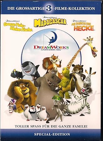 Die Grossartige 3 Filme Kollektion Grosse Haie Kleine Fische Madagascar Ab Durch Die Hecke Amazon De Musik