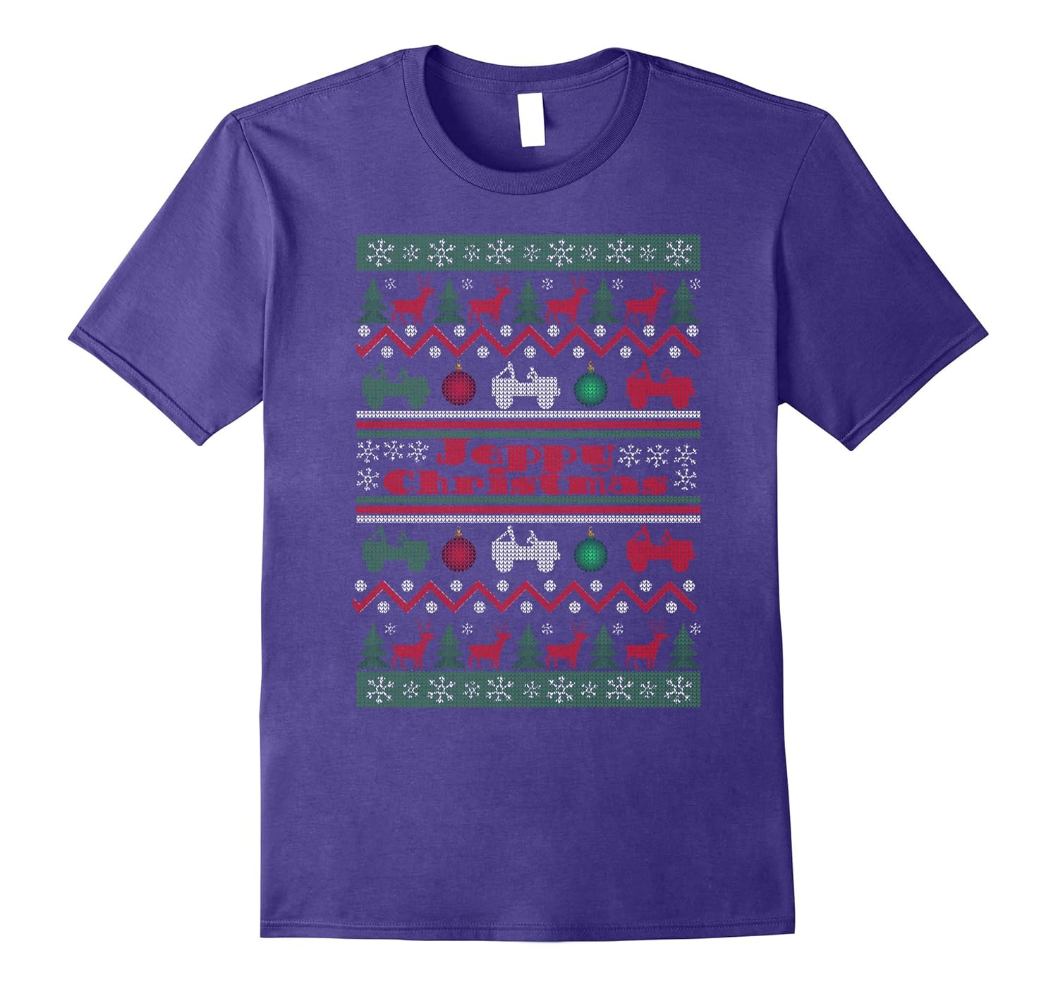 Ugly Christmas Sweater Jeepy Christmas Jeep Shirt-ANZ