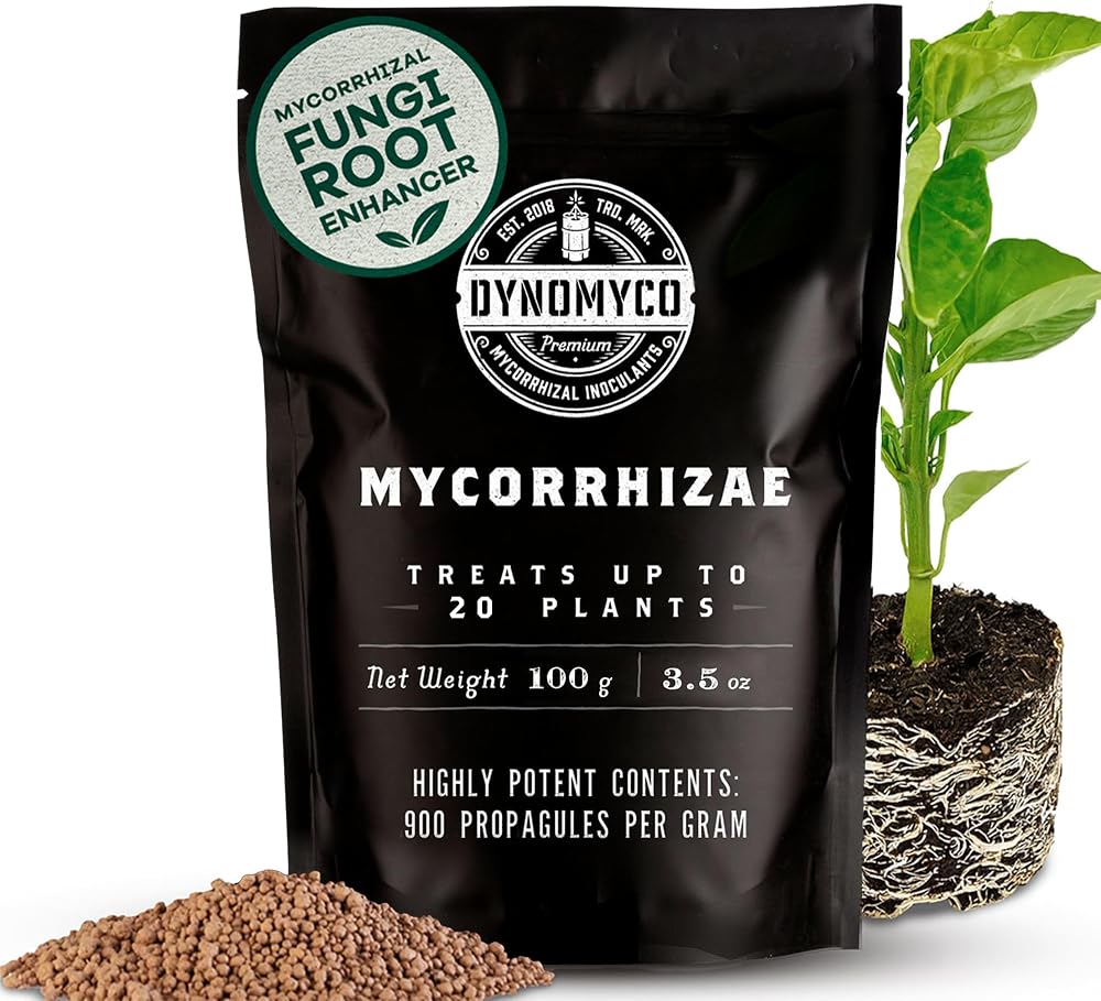 DYNOMYCO Mycorrhizal Fungi Inoculant 100g Granular roots growth