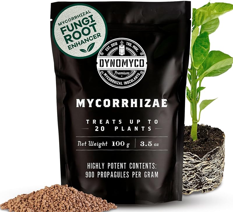 DYNOMYCO Mycorrhizal Fungi Inoculant 100g Granular roots growth