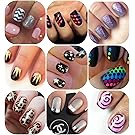 Back to the Basics Variety Nail Art Stencil Pack 10 Sheets 10 Different Designs