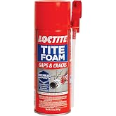 Loctite Tite Foam Gaps &amp; Cracks Spray Foam Sealant, 12 fl oz Can, 1 Pack - Polyurethane Expanding Insulation