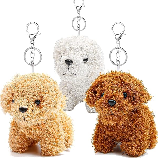 Llavero De Peluche De Tigre Blanco – Realista, Ligero Y Suave, Ideal Para Bolsos Y Mochilas
