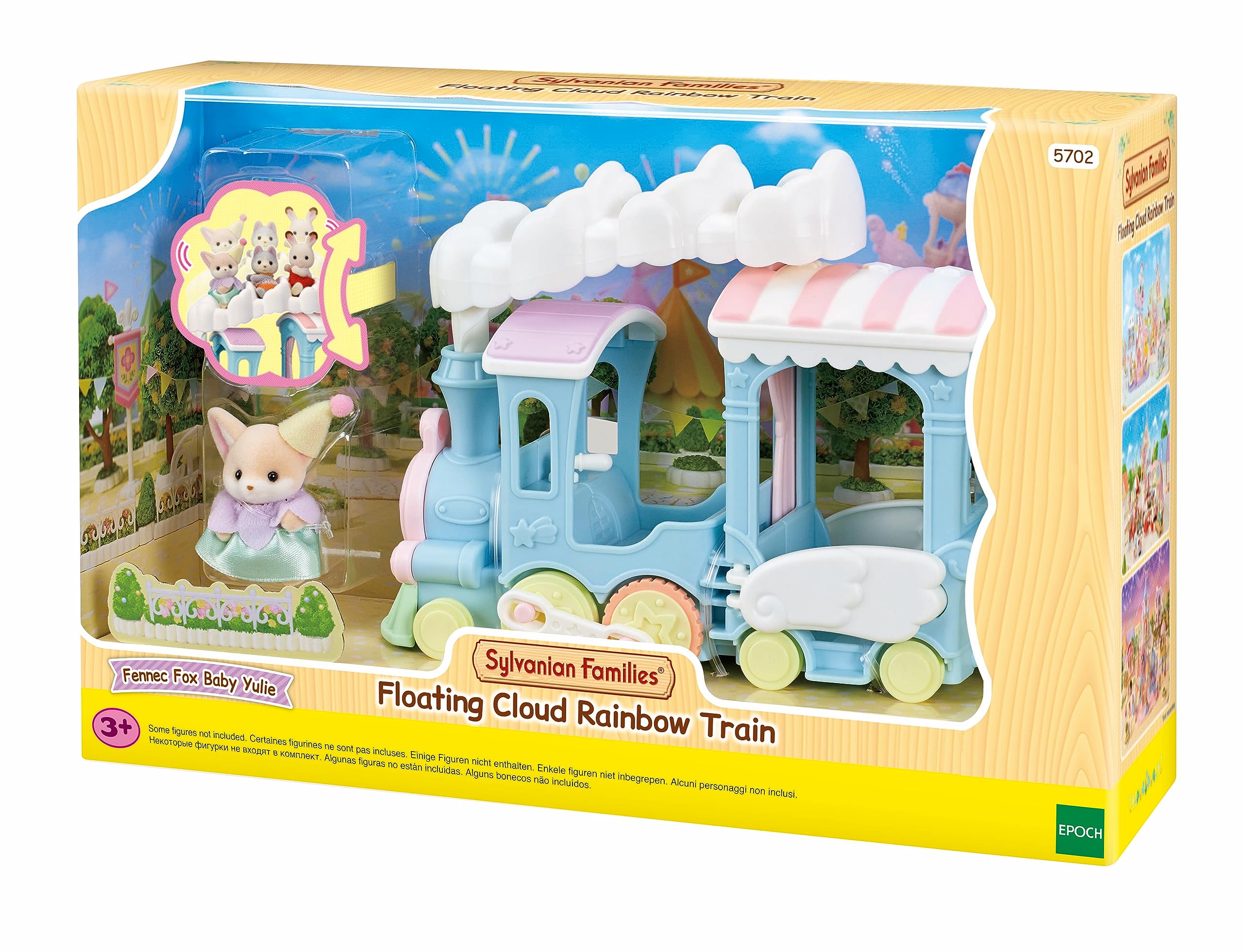 Sylvanian Families Floating Cloud Rainbow Train - dollhouse playset 5702