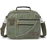 Smrcom Canvas Purse - Small Crossbody Messenger Shoulder Work Travel Bag