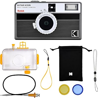 Kodak Ektar H35N Half Frame Film Camera 35mm Focus-Free Star Filter Kit