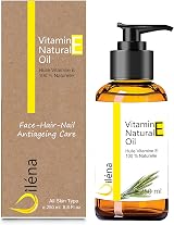 Oïléna 100% Natural Vegan Vitamin E Oil Anti Aging Makeup Remover Hair Body view 1