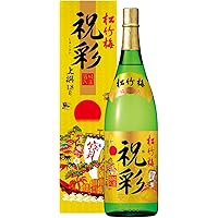 上撰松竹梅 祝彩 純金箔入 [ 日本酒 1800ml ]