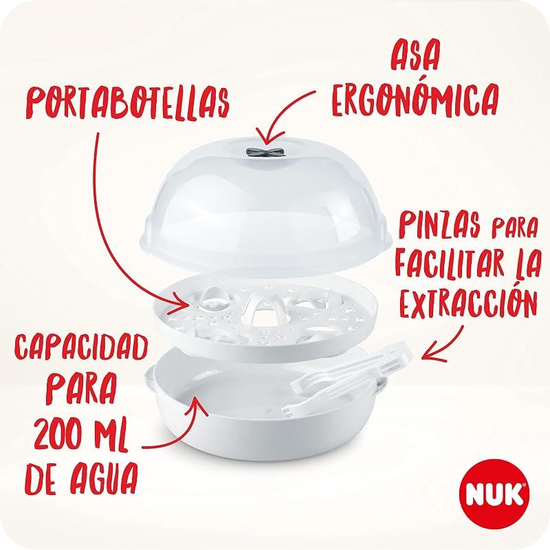 Esterilizador A Vapor Nuk Para Microondas