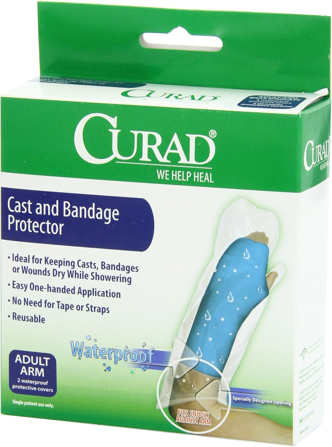 Curad Cast Protector Adult Arm, 2 Count: Industrial & Scientific