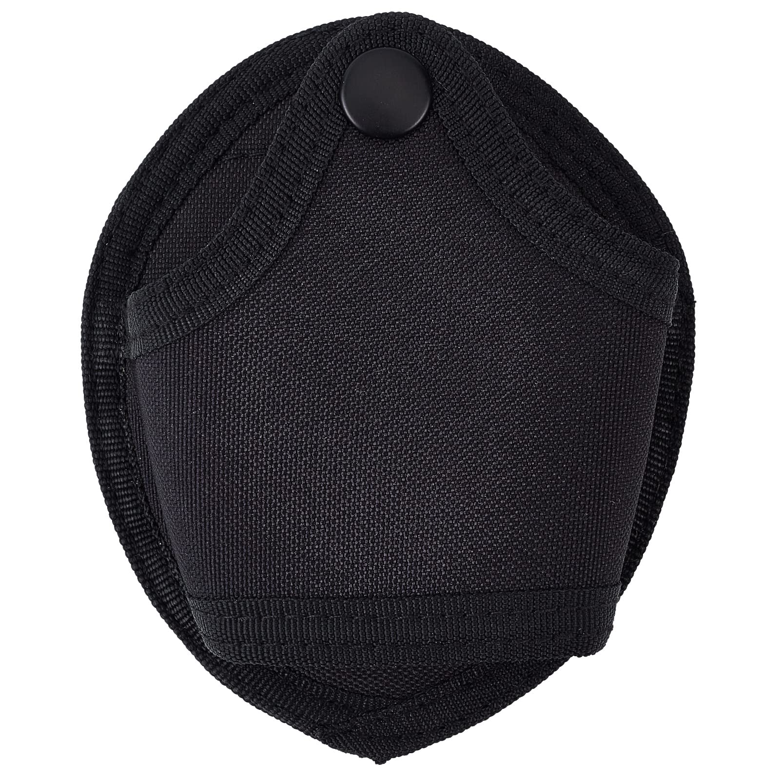 GORGECRAFT Handcuff Holder Bag Multifunctional Quick Pull Waist Pockets Black Polyester Open Top Pouch Small Tactical Belt Case for Duty Police Chain Hinged Handcuff Storage Outdoor Sports Accessories