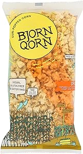 Bjornqorn, Popcorn Sun Popped Spicy, 3 Ounce