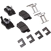 BOSCH BE1086H Blue Ceramic Disc Brake Pad Set with Hardware - Rear | Compatible with Select Acura RDX; Honda Accord Crosstour, Crosstour, CR-V