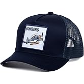 City-Flex Baseball Fan Patch Trucker Hat - Netted Snapback Baseball Cap with Team Design for Men & Women