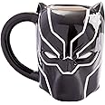 Vandor 20 oz Marvel Black Panther Sculpted Ceramic Mug, 1 Count (Pack of 1)