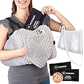 MOYOAMA Post Mastectomy Pillow Heart - 4 Pcs Protective Set - Cozy Hand Muff & 5 Built-in Pockets - Breast Surgery Must Haves,Breast Reduction Recovery Supplies, Breast Augmentation,Post Op Essentials