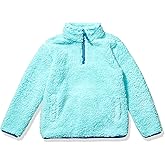 Amazon Essentials Girls and Toddlers' Sherpa Fleece Quarter-Zip Jacket