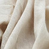 Light Beige Linen Needlework Embroidery Fabric Cross Stitching Plain Solid Color Aida Cloth 62" By 1 Yard Rose Flavor