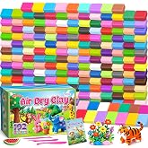 Air Dry Clay 192 Colors, Modeling Magic Clay Gift for Kids | Clay Set, 5 Sculpting Tools, Arts Crafts Gift, For Kids and Beginners