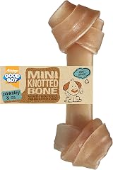Good Boy Mini Rawhide Knotted Bones Dog Chews Pack of 15 view 2