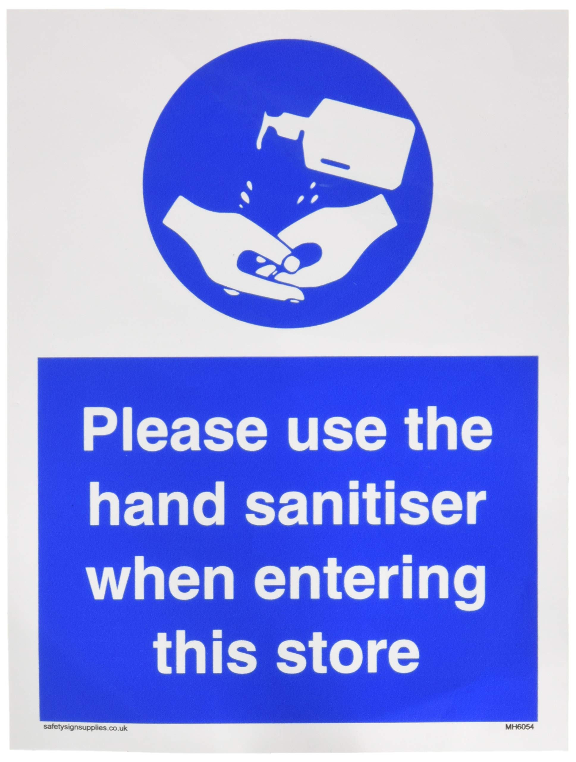 Please use the hand sanitizer