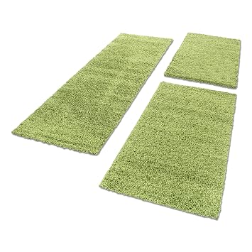 Amazon De Bettumrandungen Hochflor Shaggy Wohnzimmer Schlafzimmer