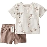 little planet by carter's unisex-baby 2-piece Shorts Set Made With Organic Cotton
