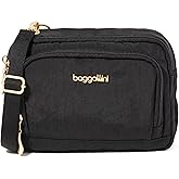 Baggallini Triple Zip with Front Wallet/Trifecta RFID Wallet Crossbody