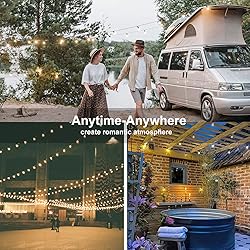 25Ft Globe LED String Lights, G40 Outdoor LED