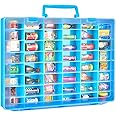 FULLCASE Case Compatible with 5 Surprise for Mini Brands Toys Series 1-4 Mystery Capsule Storage, for Mini Mart Collection Organizer for Collectibles(Case Only), Blue