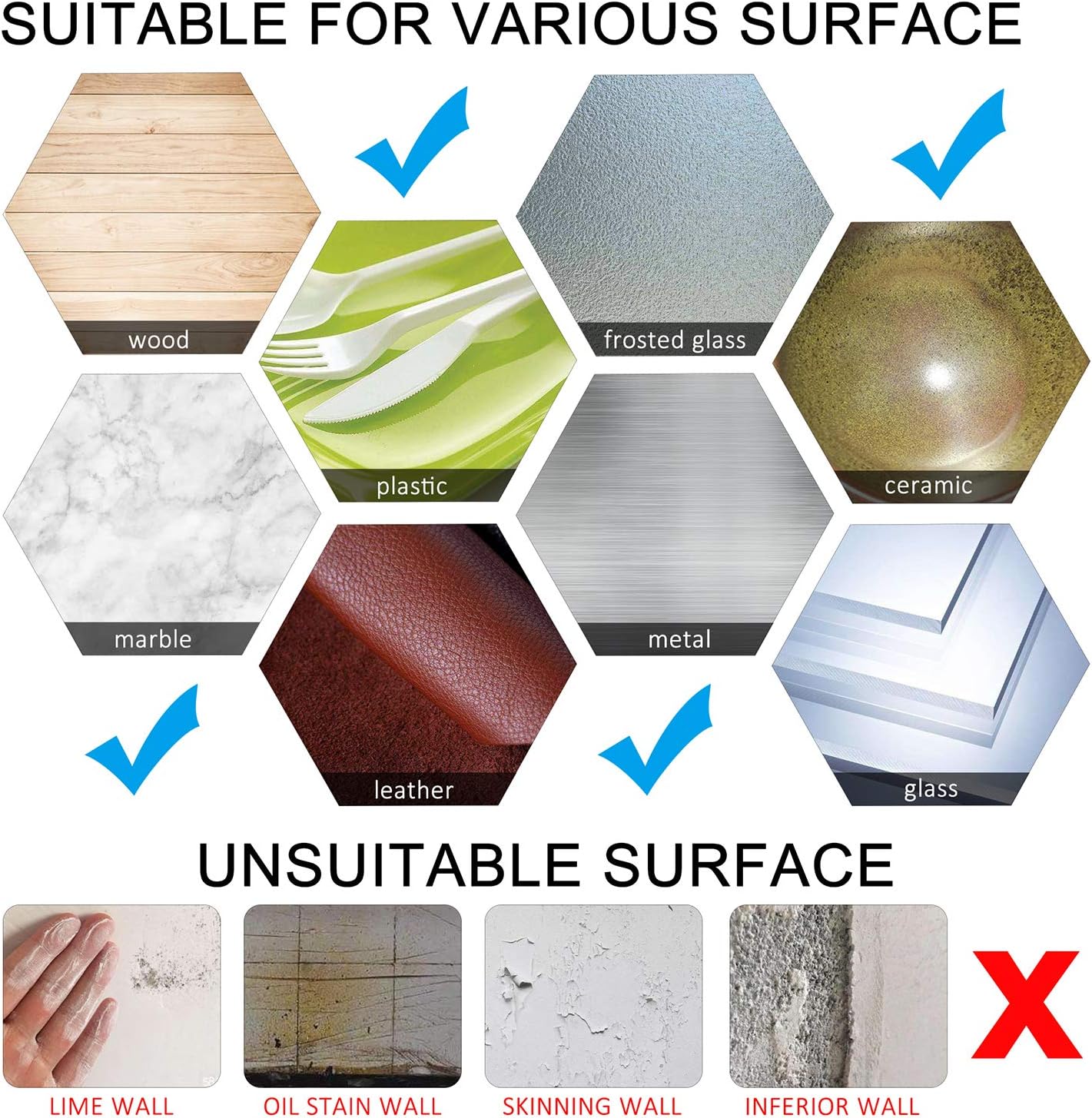 Double Sided Mounting Carpet Tape Heavy Duty, Traceless Washable Removable Strong Adhesive Rug Tape Gripper, Reusable Clear Anti Slip Gel Grip Tape : Office Products