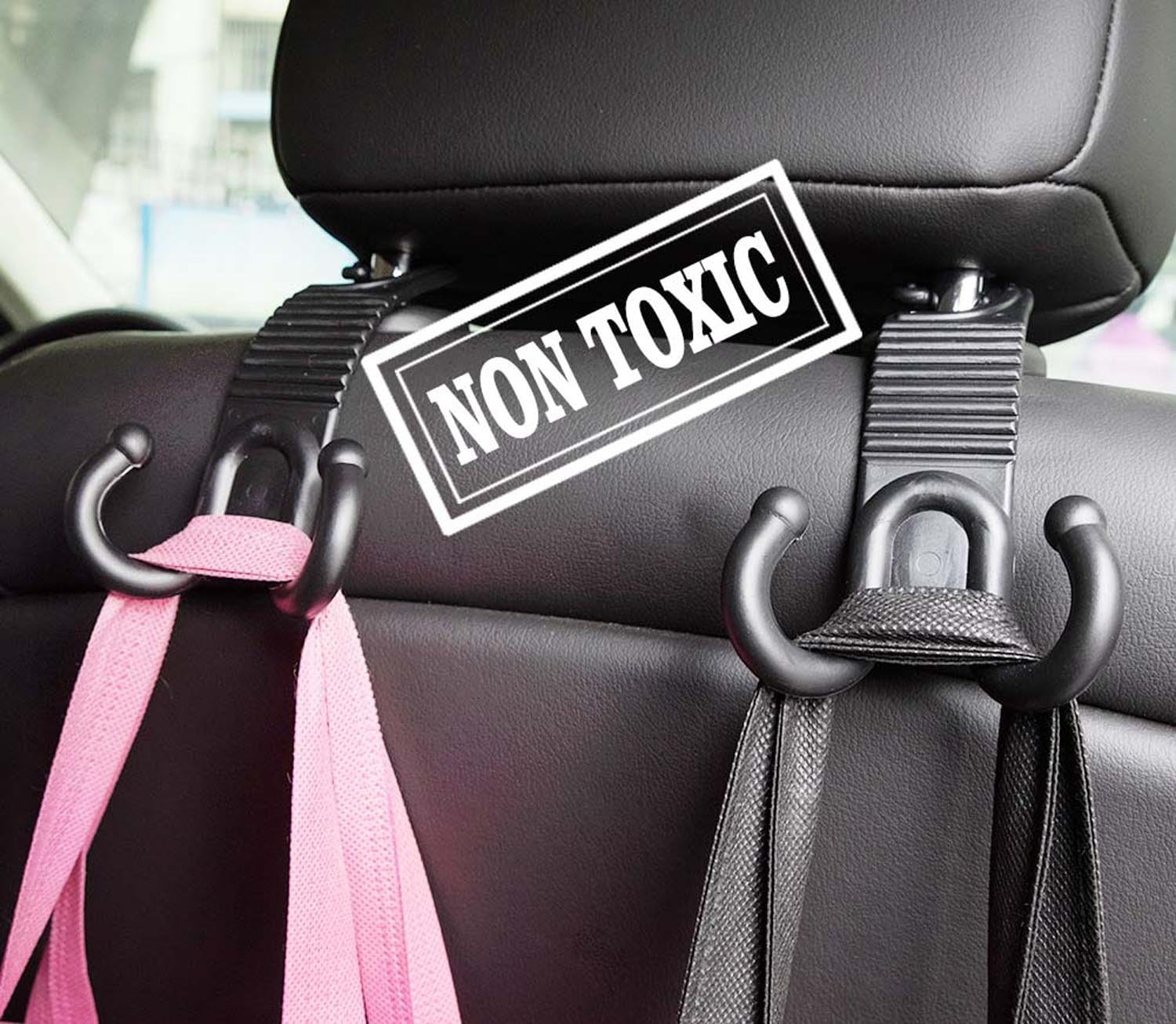 Car Seat Front Back Big Headrest Hooks Universal Car