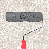 Nichiyo 10" Pattern Paint Roller for Wall, Brick Stamp Embossing | 10 Inch Pattern Paint Roller for Wall, Brick Embossing Stamp Texture, DIY Decorative Roller(EG4114TH)