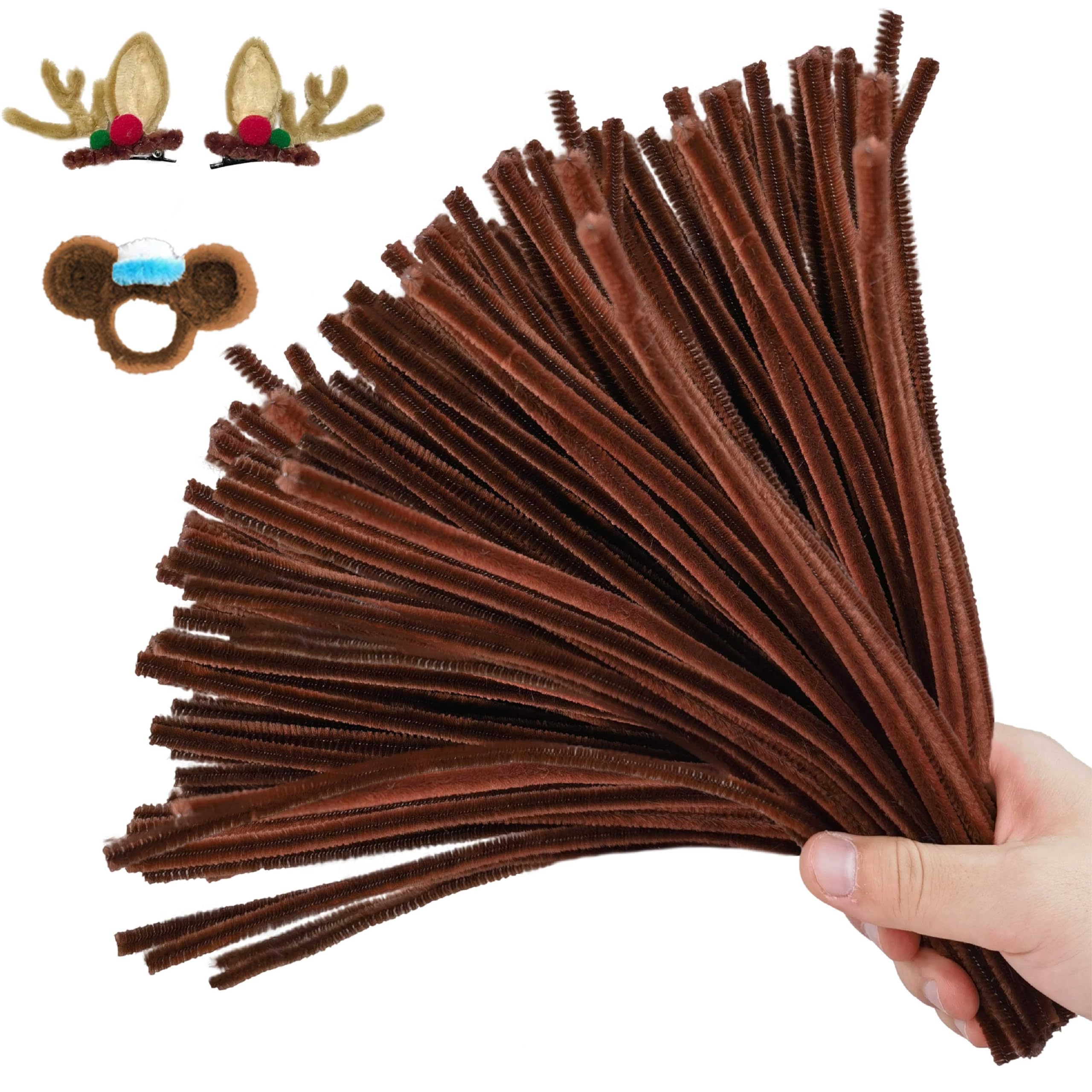 ESUOHYM 200PCS Upgraded Deep Brown Colors Pipe