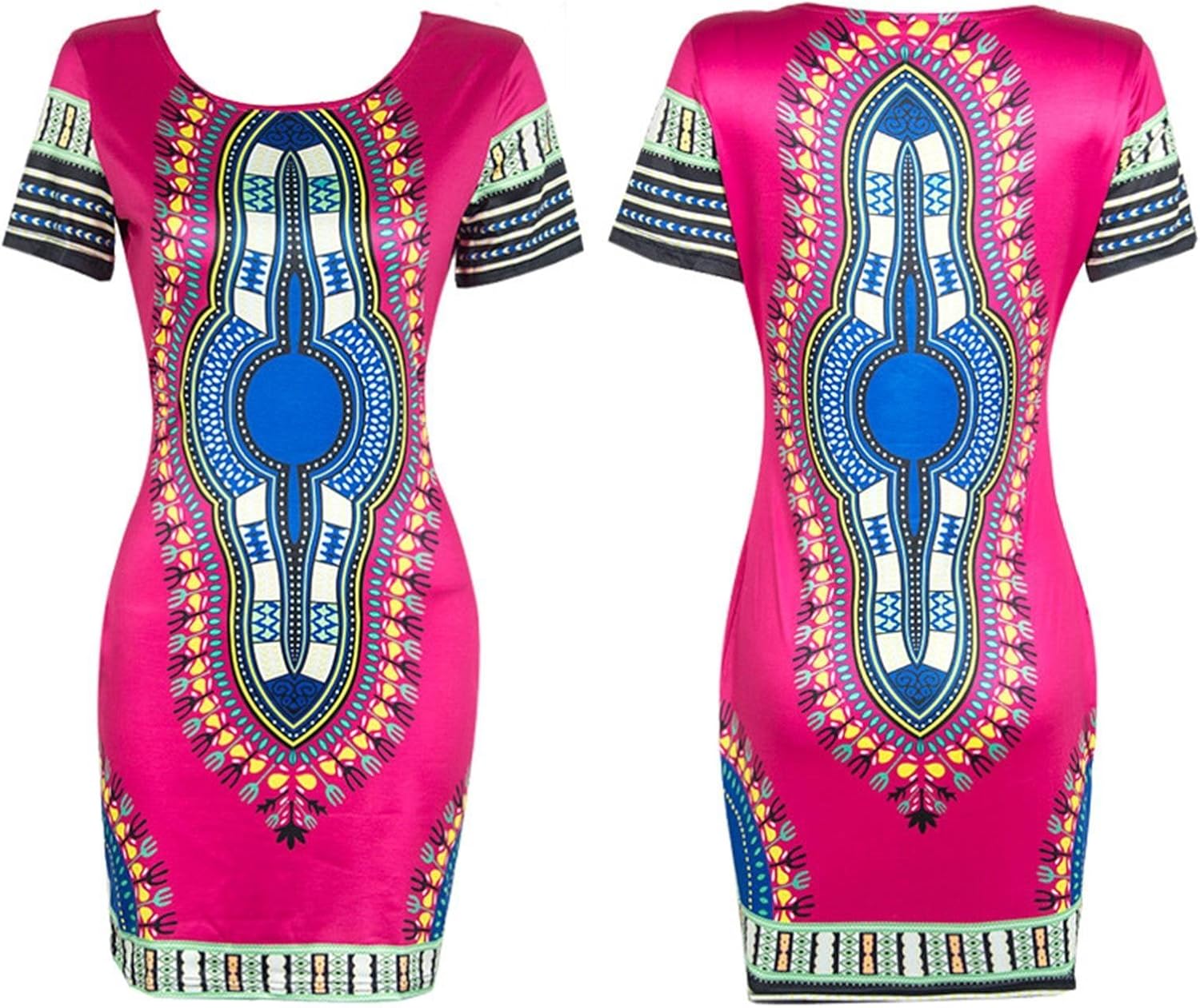 dashiki bodycon dress