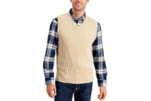 MNCEGEER Mens Knitwear Vest Sleeveless Casual V Neck Slim Fit Pullover Knitted Sweater