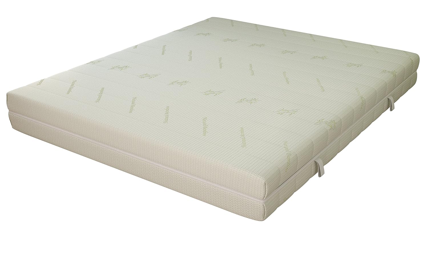 Oro Sleep 435 colchón Nature Dream, poliéster, Blanco/Verde, 130 x ...