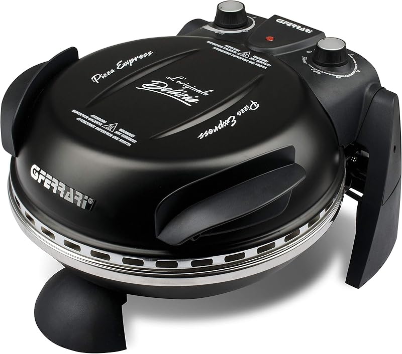 G3 Ferrari Delizia Pizza Oven G10006 400C Black Electric 1200W + Scoops