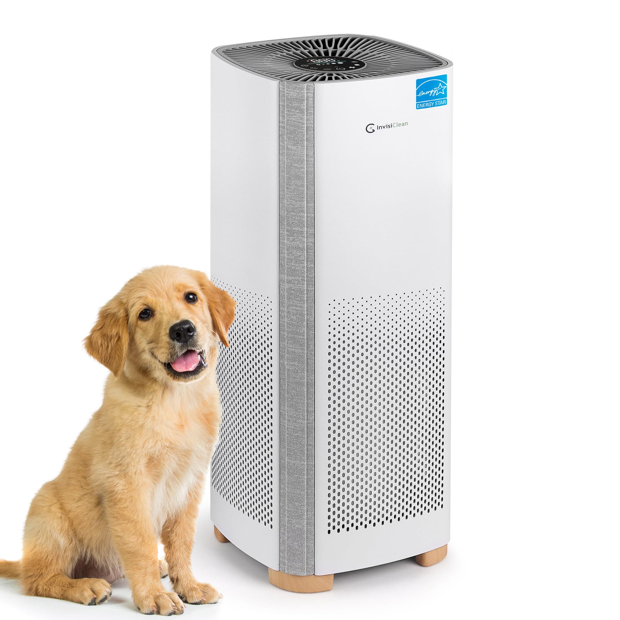 Air Purifiers for Home, Large Room Covers 1500 Ft², H13 Medical Grade True HEPA Air Filter, Ideal for Allergies, Cat, Dog, Pet, Hair, Pollen, Smoke, Dust, Bedroom Air Filter, WiFi, InvisiClean Bella