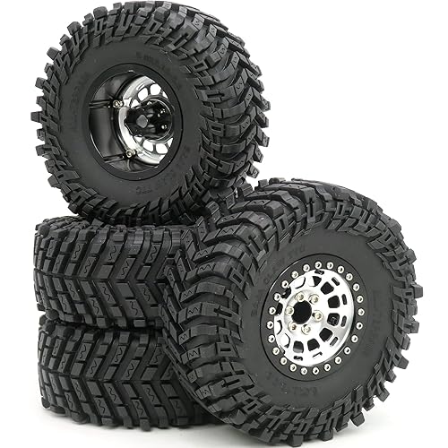 HOBBYSOUL Beadlock Wheels and Tires Height Tires