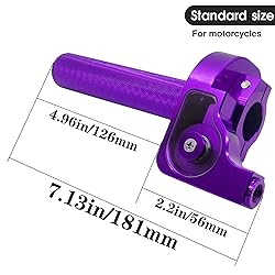 Motorcycle Throttle Grip 7/8" 22mm CNC Aluminum