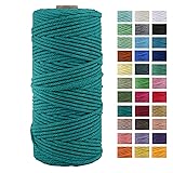 3mm x 109Yards Macrame Cord Thick Natural Cotton