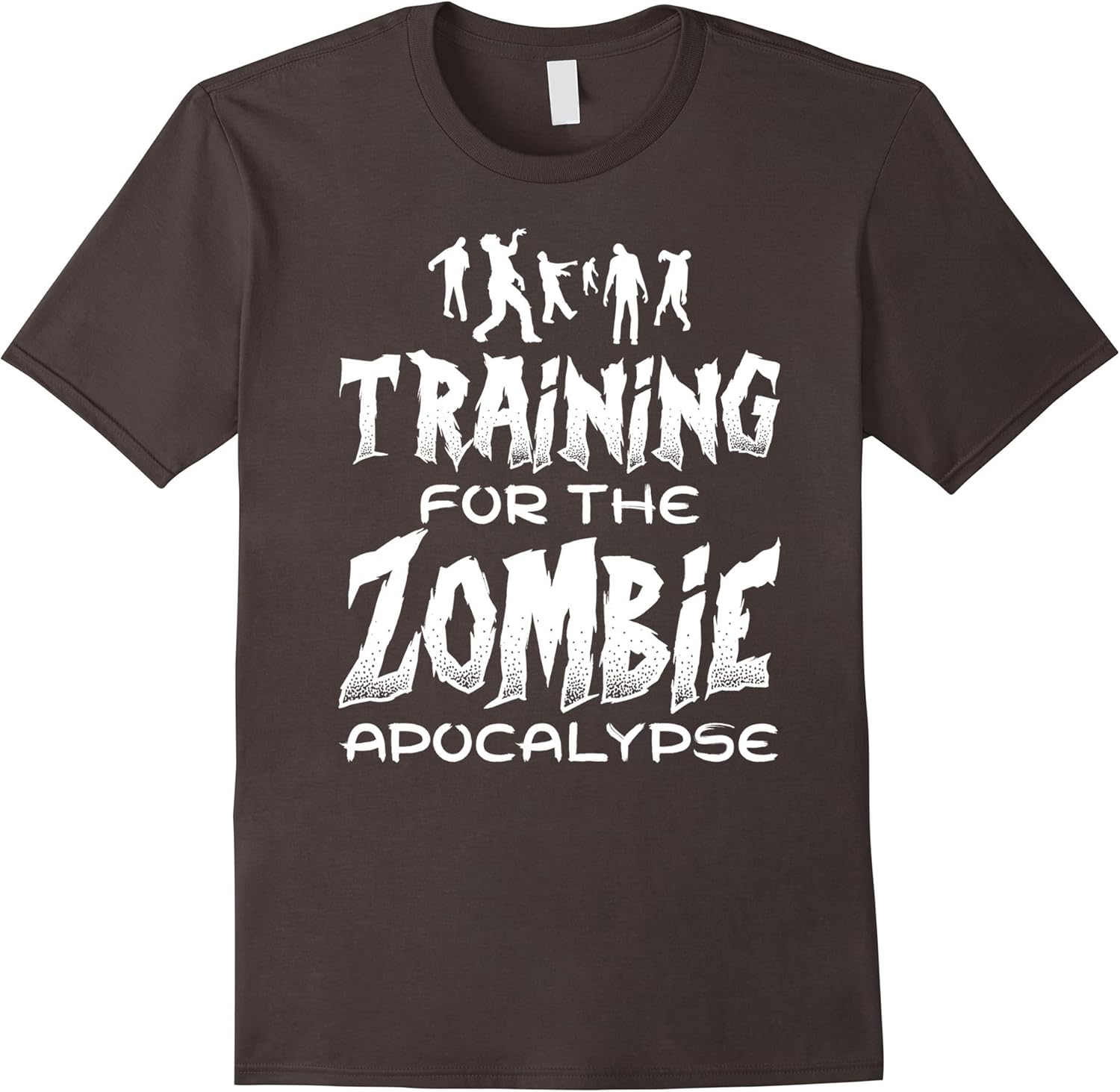 Training For The Zombie Apocalypse Funny Workout T Shirt